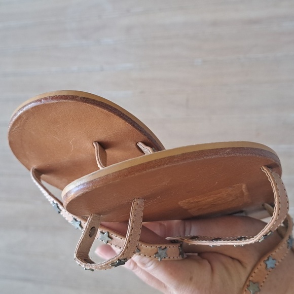 STEVE MADDEN PAIGE SANDALS STAR STRAPPY TOE LOOP SANDALS BLUSH - Picture 6 of 7